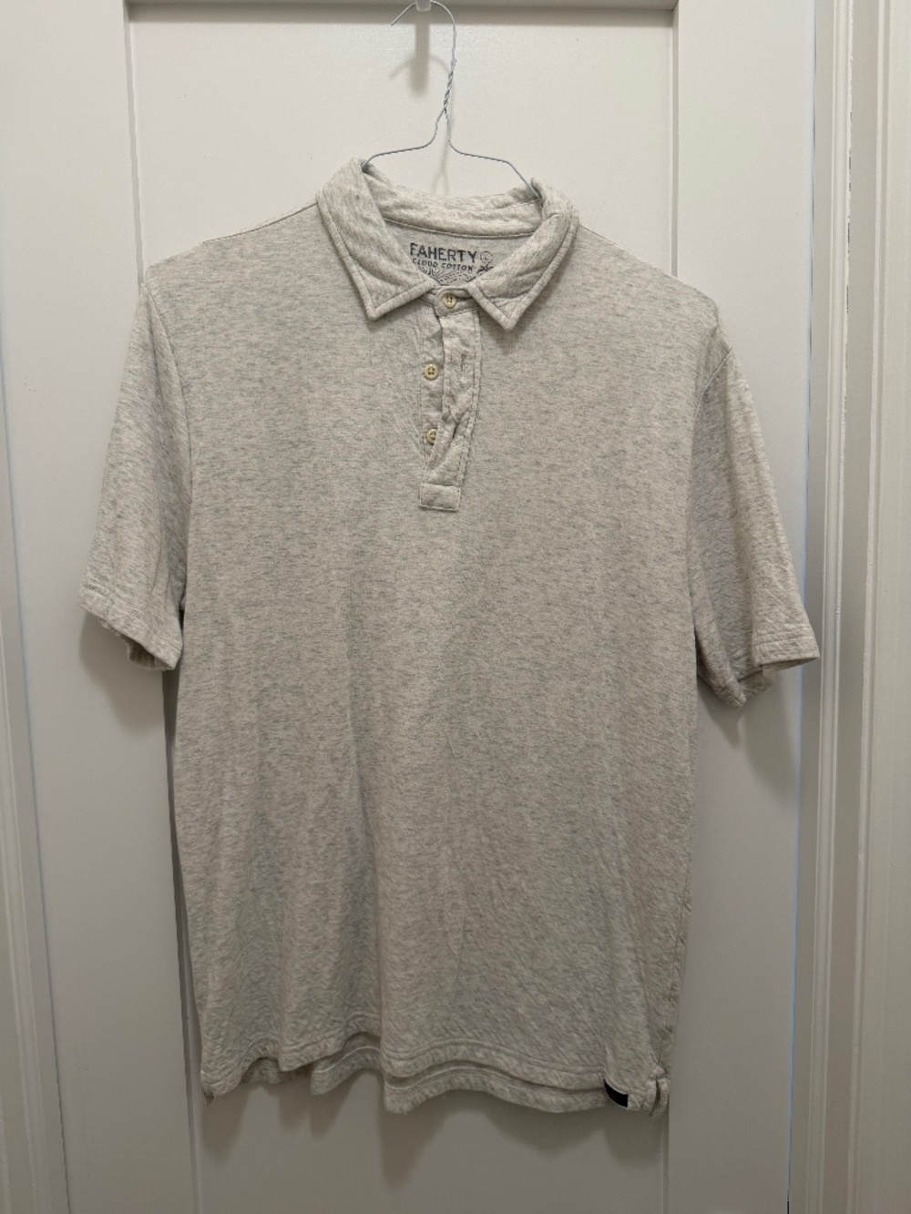 Faherty Cloud Comfort Men's Polo, Size L